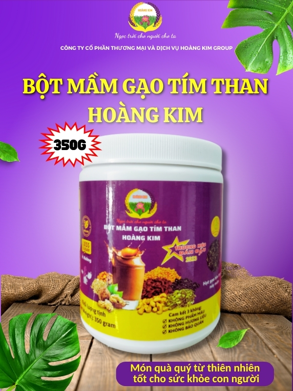 BỘT MẦM GẠO TÍM THAN HOÀNG KIM