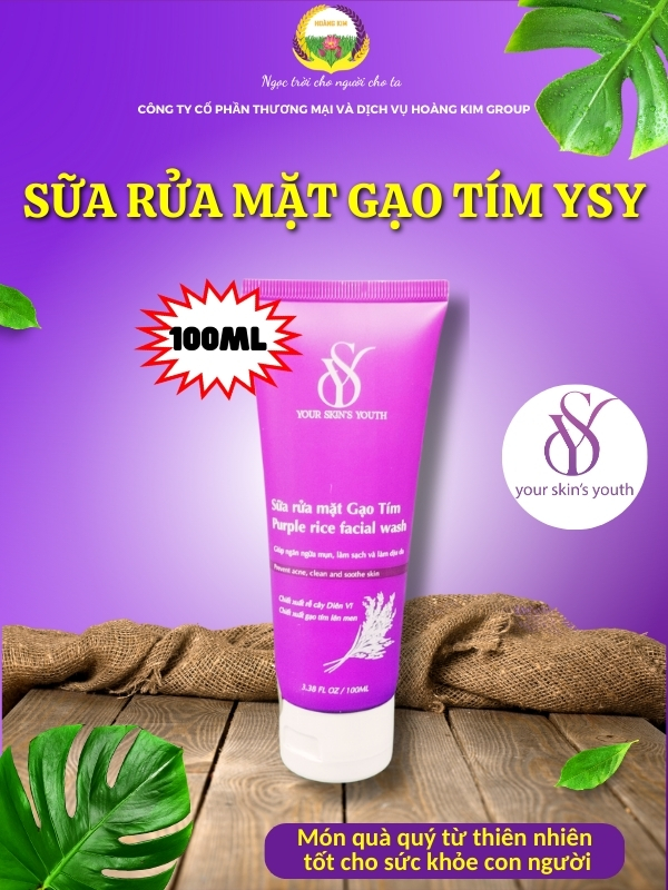 SỮA RỬA MẶT GẠO TÍM YSY