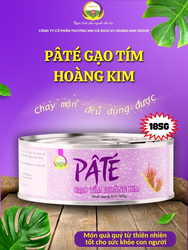 PÂTÉ GẠO TÍM THAN HOÀNG KIM