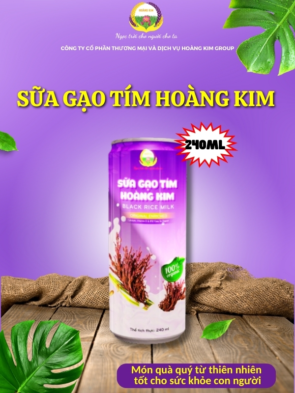 SỮA GẠO TÍM HOÀNG KIM